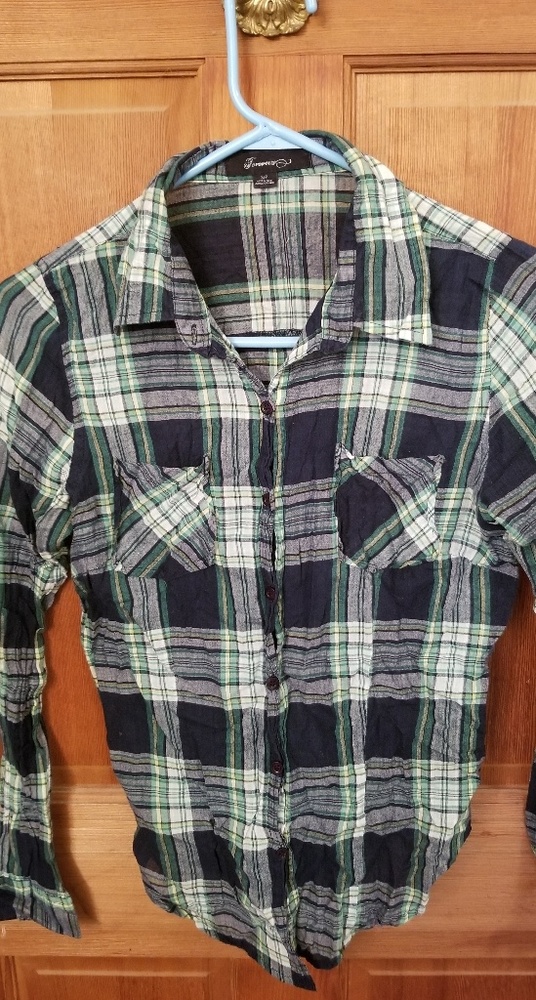Plaid button up